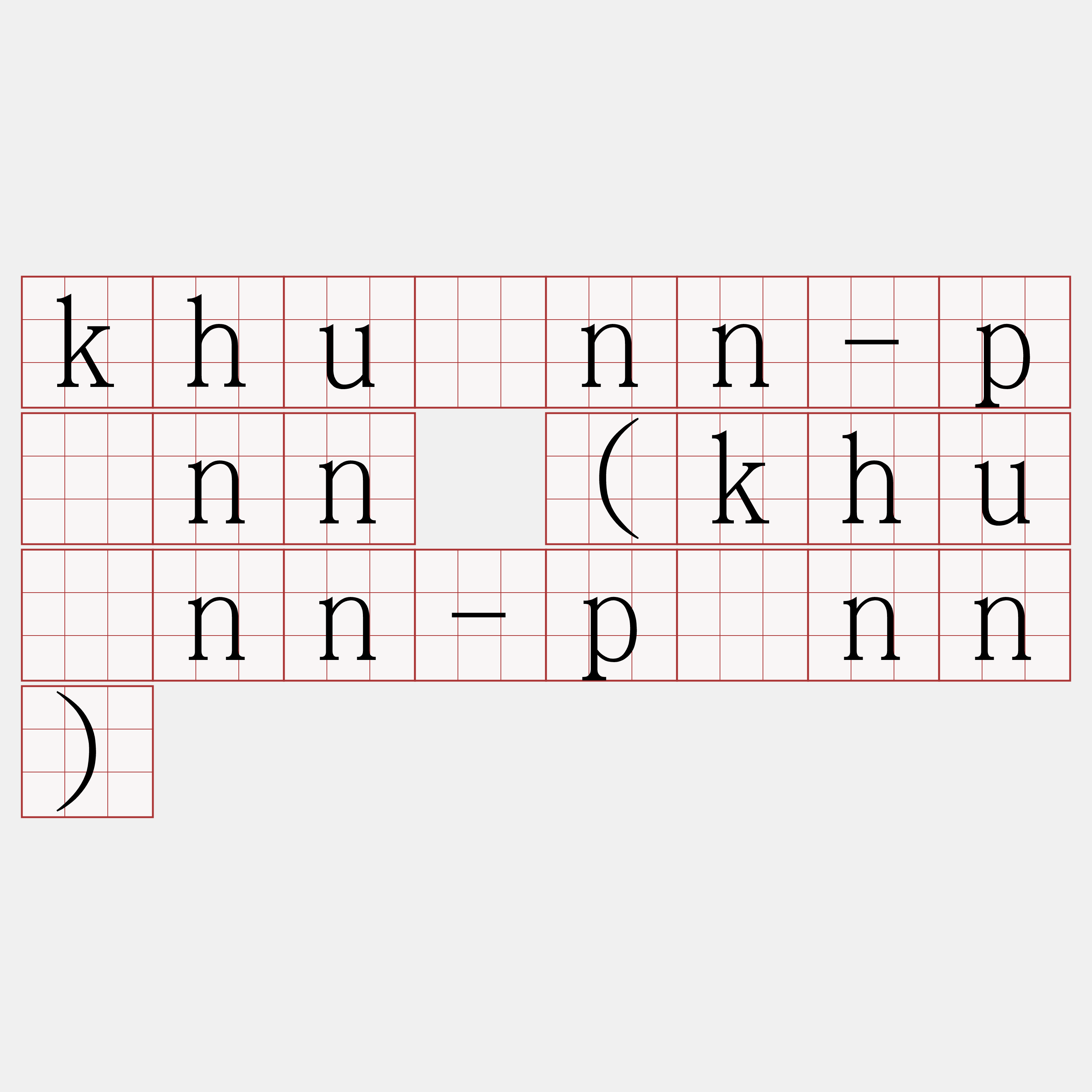 khuànn-pēnn (khuànn-pīnn)